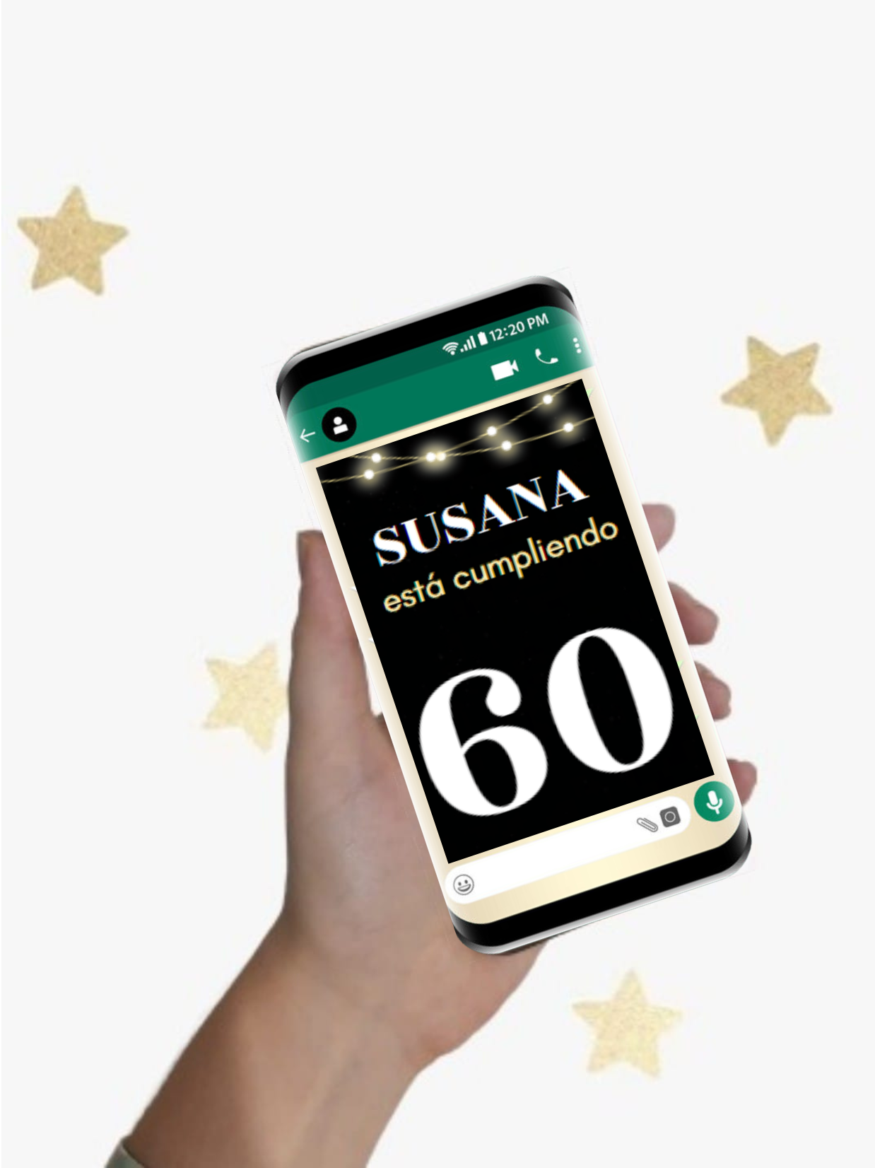 Video invitación de cumpleaños de 60