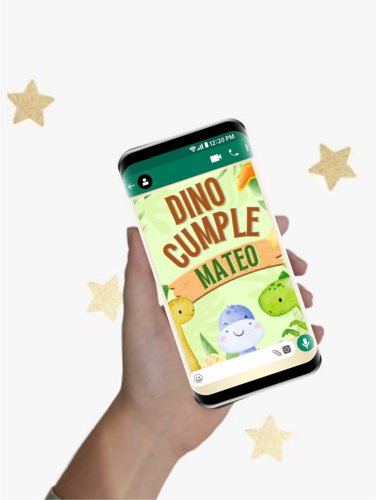 Video invitación de cumpleaños infantil